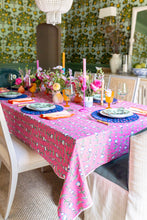 Load image into Gallery viewer, Pink Tulip Tablecloth (Hunter Blake X Erin Donahue Tice)
