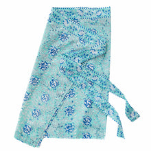 Load image into Gallery viewer, THE TEAL ROSE SARONG - SHORT