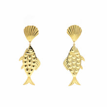 Load image into Gallery viewer, THE GOLD FISH EARRING - Pencil &amp; Paper Co. x Hunter Blake